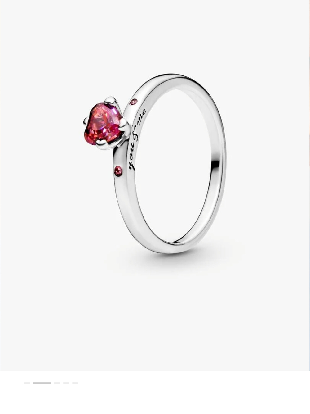 Pandora Sterling Silver Heart Ring - Picture 2 of 6